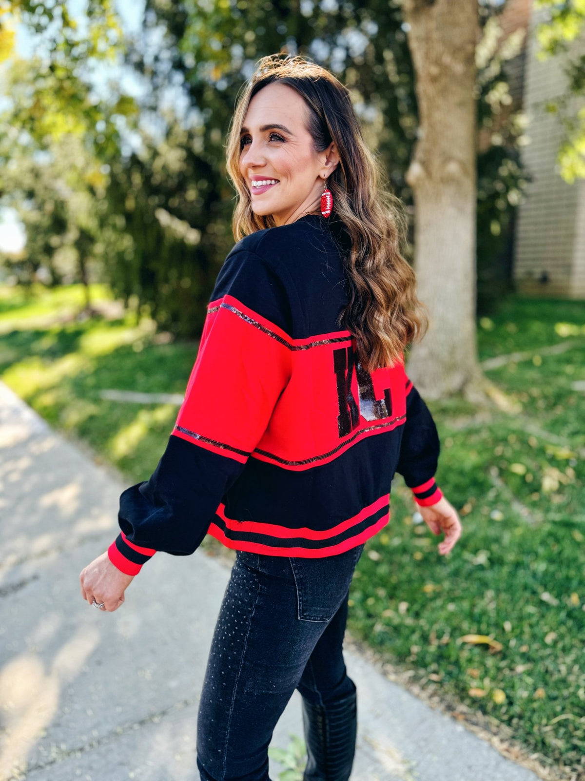 KC Colorblock Oversized Sweatshirt - Amelia's Boutique