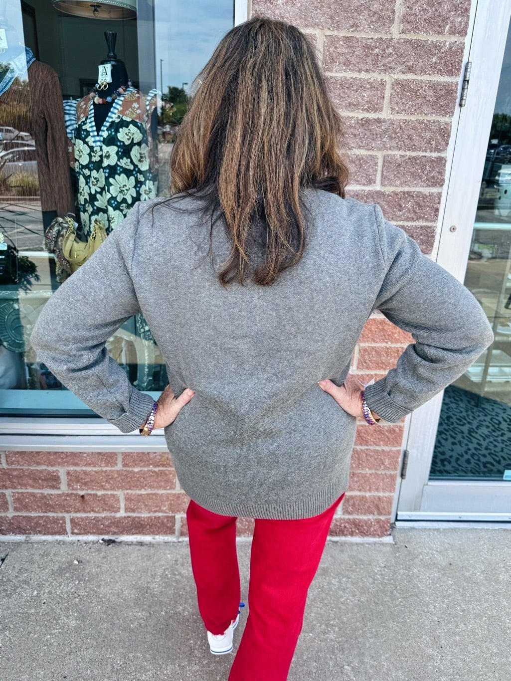 Licensed Kansas (KU) Dog Sweater - Amelia's Boutique