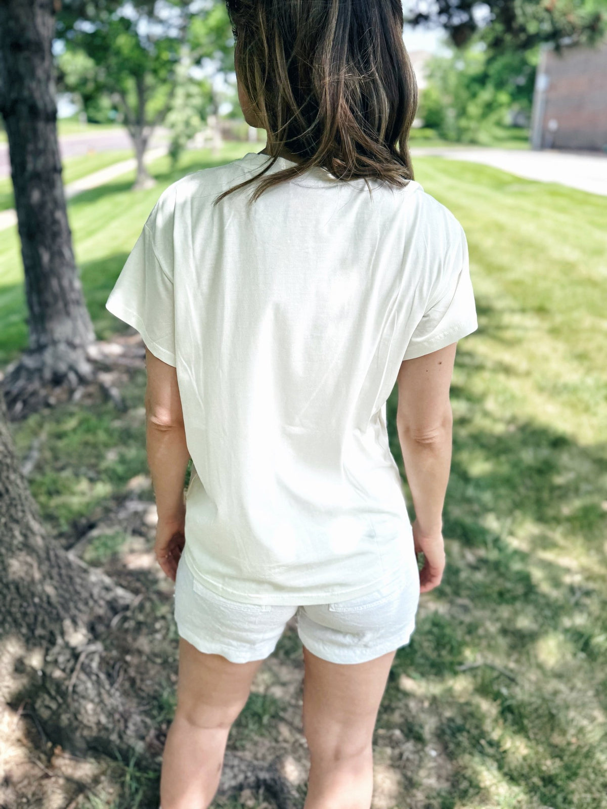 Queen of Sparkles Tennis Tee - Amelia's Boutique
