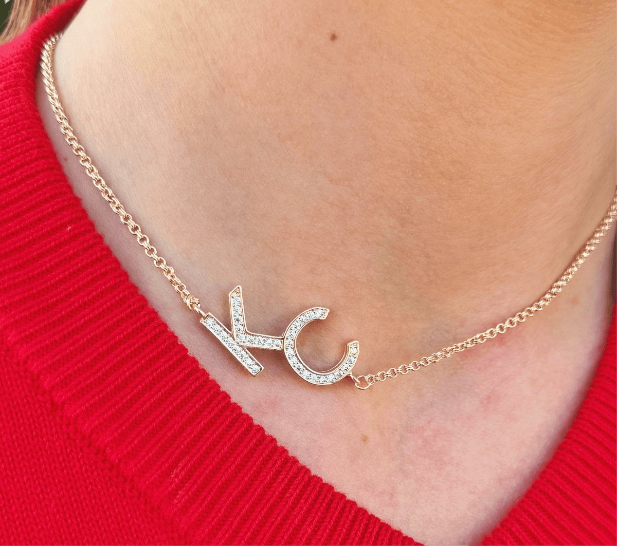 KC Pave Necklace - Amelia's Boutique