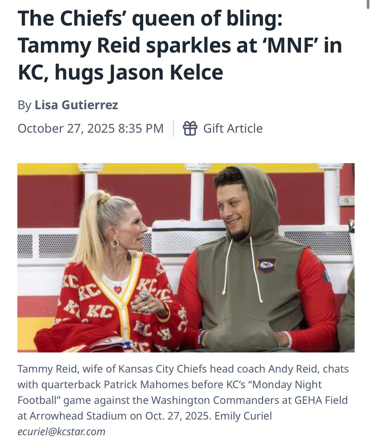 KC All Over Cardigan - Queen of Sparkles x Amelia's Boutique - Amelia's Boutique