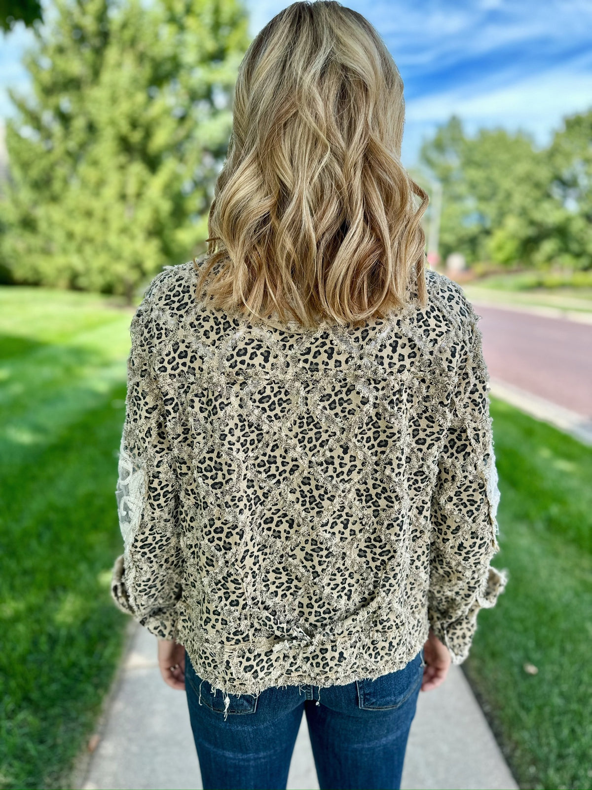Mixed Media Cheetah Zip Jacket - Amelia's Boutique