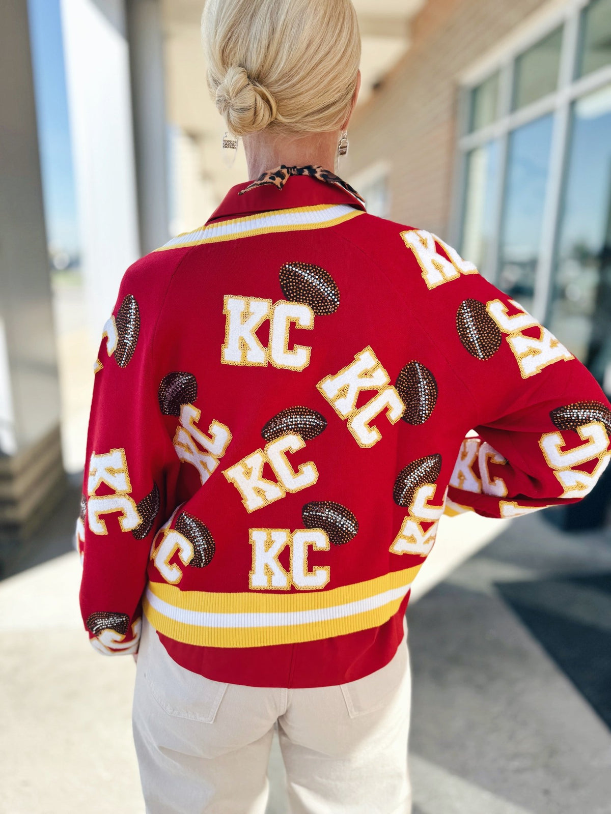 KC All Over Cardigan - Queen of Sparkles x Amelia's Boutique - Amelia's Boutique