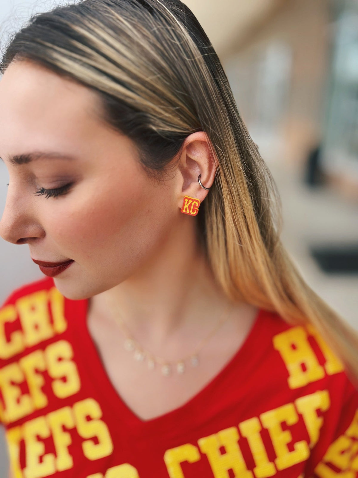 KC POST Acrylic Earrings - Amelia's Boutique