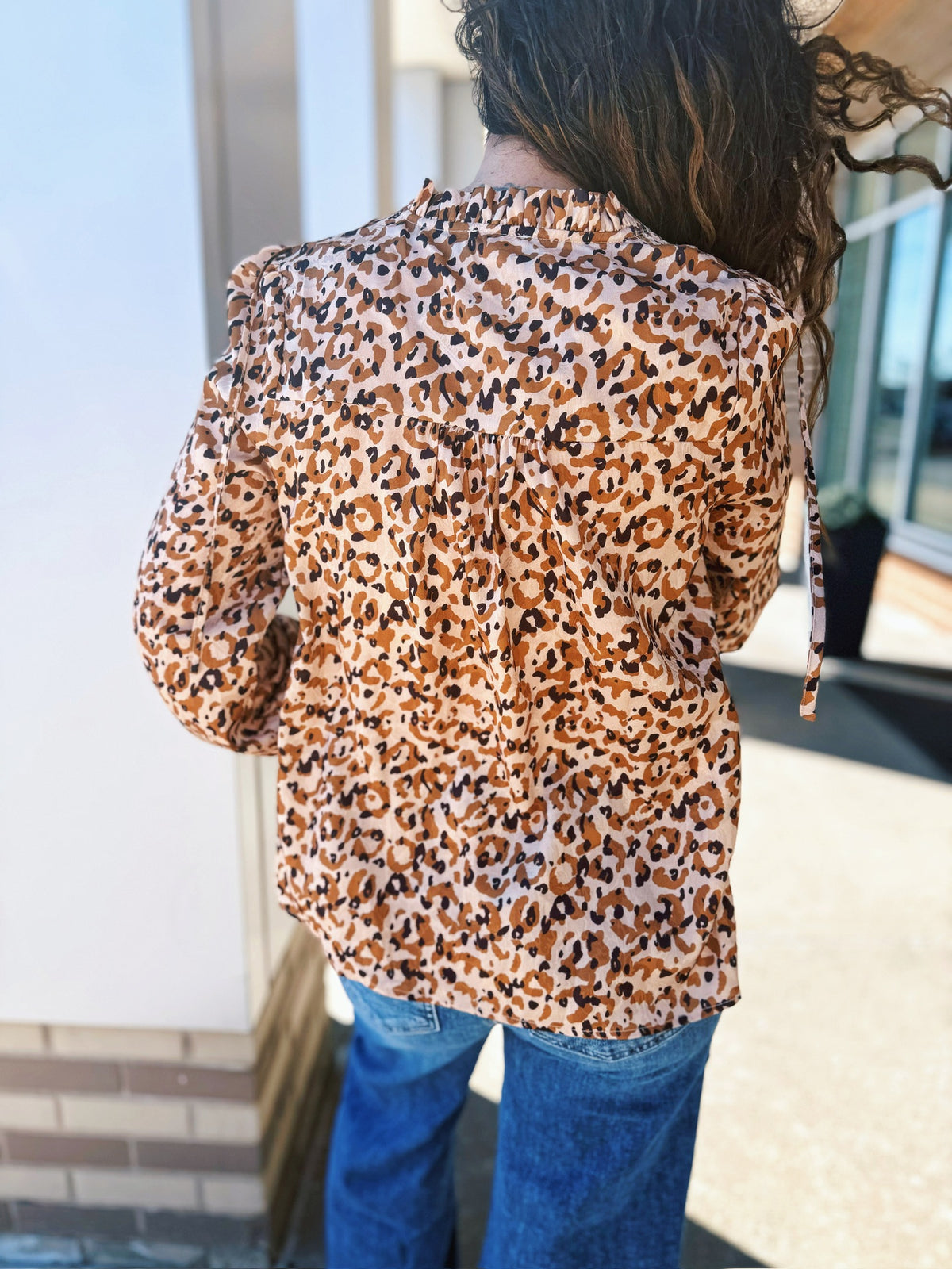 Women’s Cheetah Print Top - Amelia's Boutique