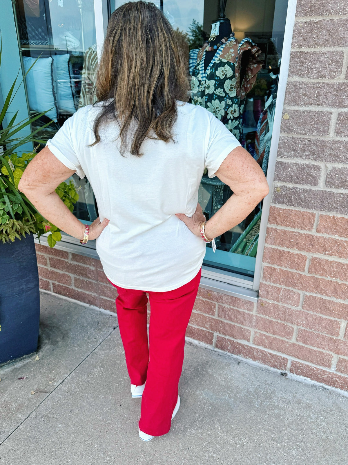 Licensed KU Metallic Tee by Queen of Sparkles - Amelia's Boutique