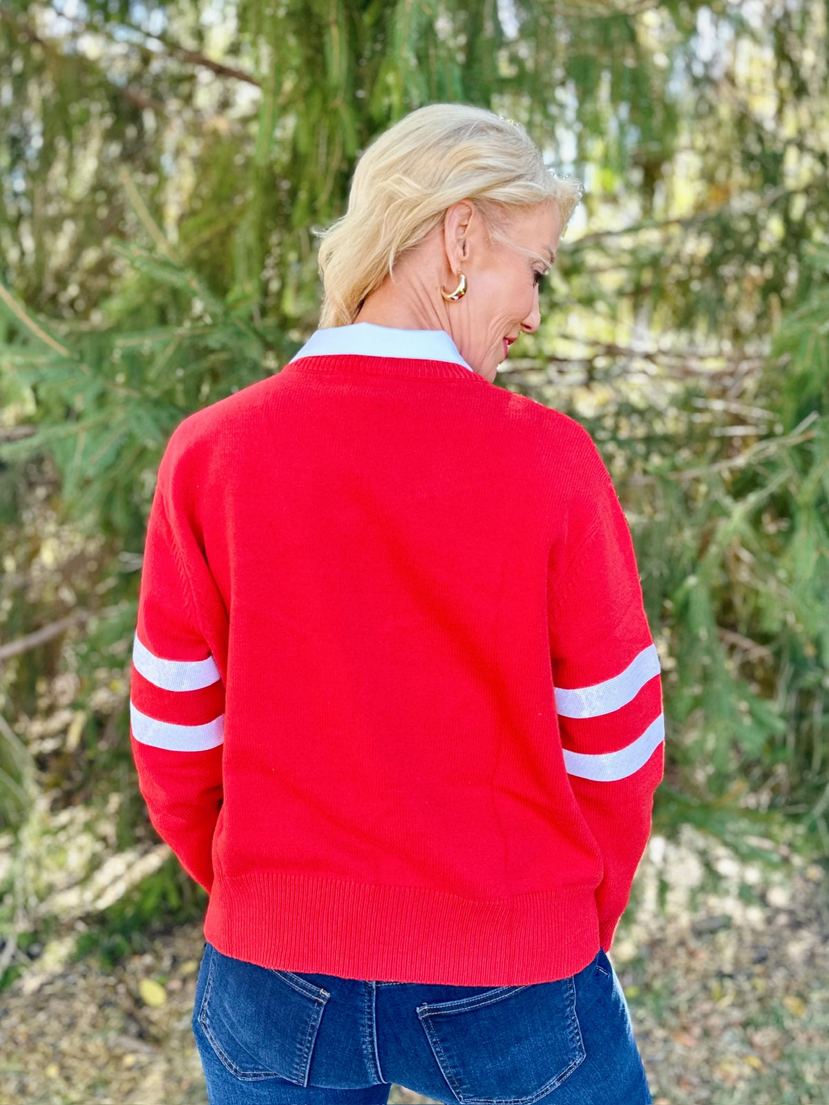 Queen of Sparkles X Amelia's Mega KC Script Sweater - Amelia's Boutique
