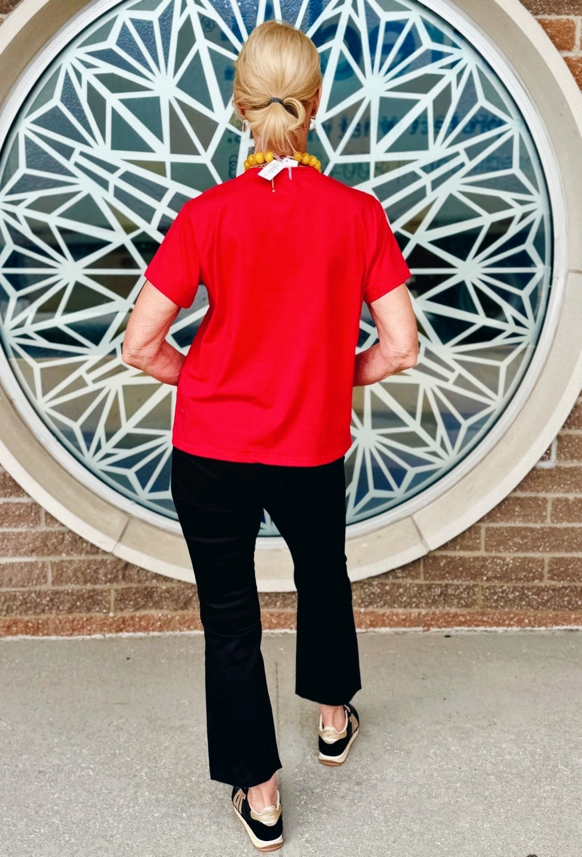 Metallic KC Tee - Queen of Sparkles X Amelia's Boutique - Amelia's Boutique
