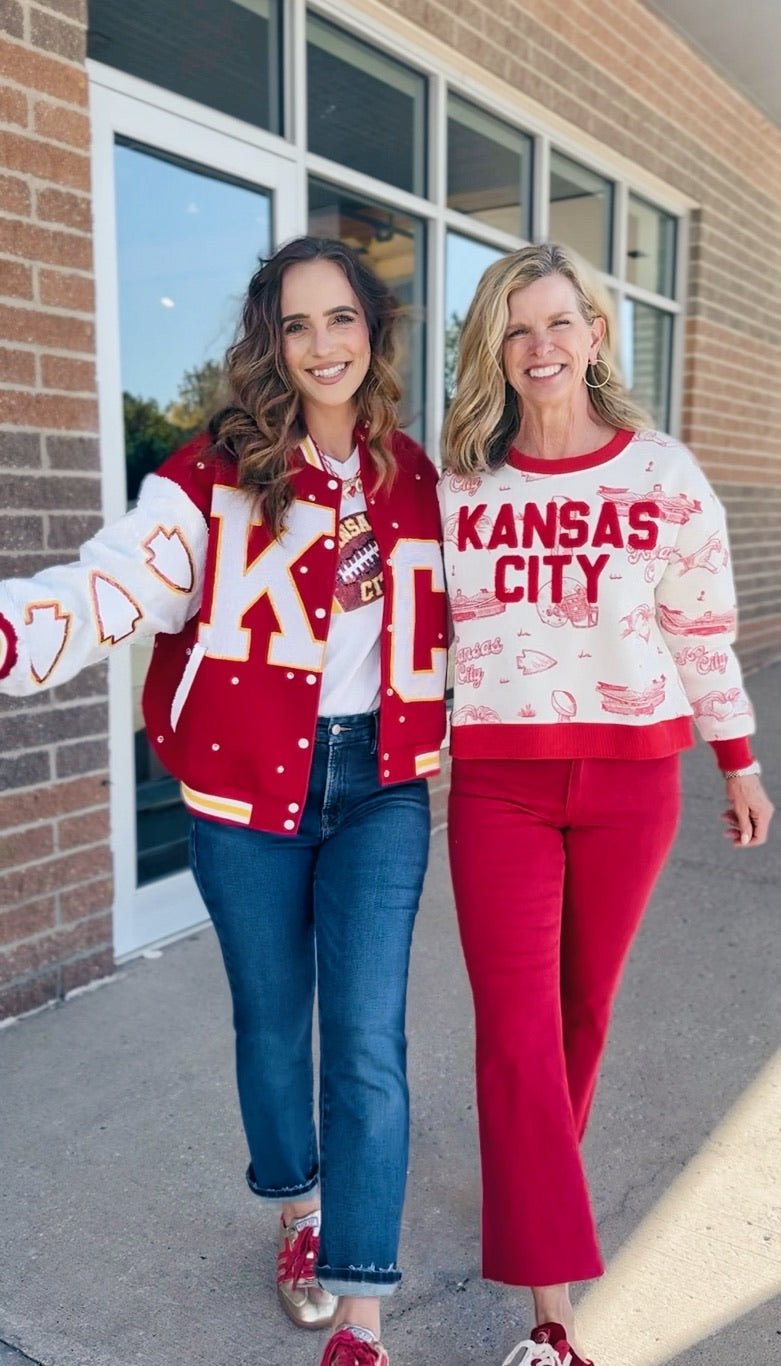 Amelia's Custom KC Toile Sweatshirt - Amelia's Boutique