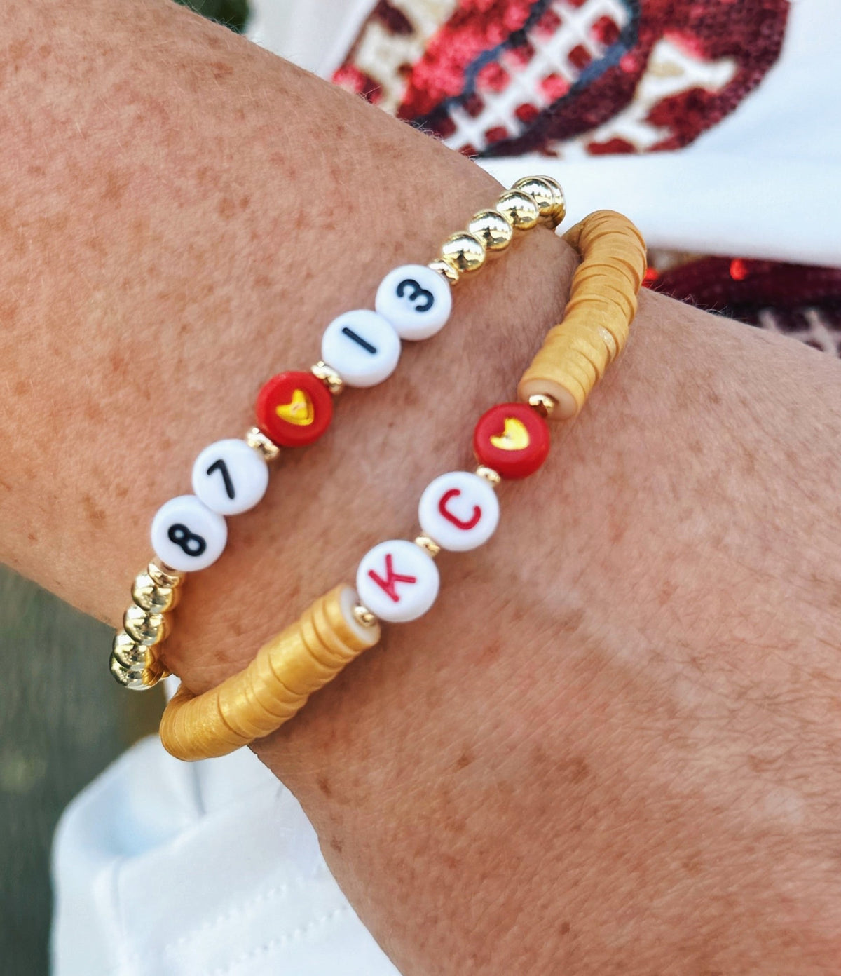 KC Heart Friendship Bracelet - Amelia's Boutique