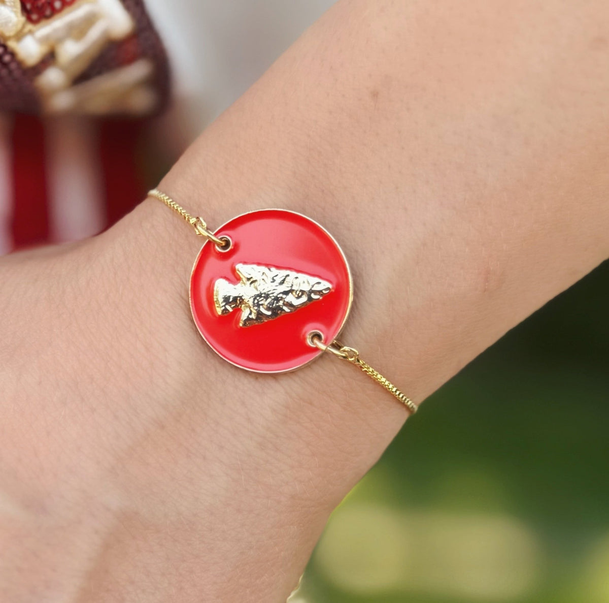 Arrowhead Coin Adjustable Toggle Bracelet - Amelia's Boutique