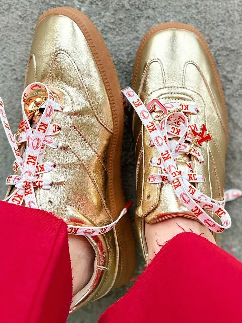 Custom KC Football Shoe Laces - Amelia's Boutique