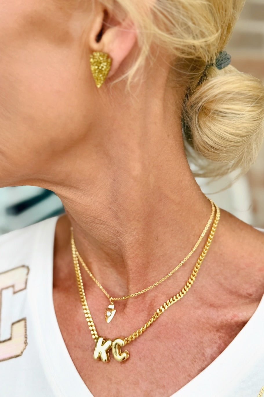 Arrowhead Drop Necklace - Amelia's Boutique
