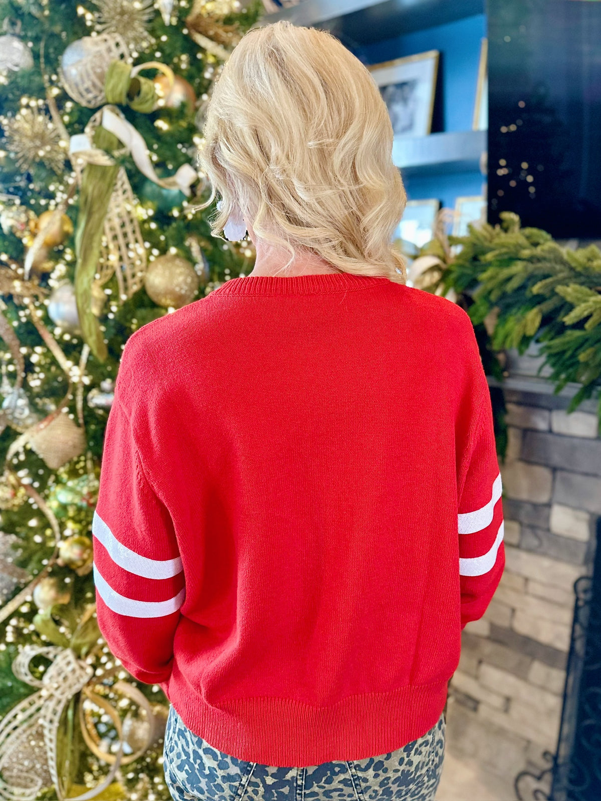 Queen of Sparkles X Amelia's Mega KC Script Sweater - Amelia's Boutique